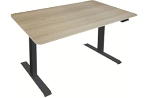 Home Deluxe - Piano scrivania AGORA - dimensioni: 120 x 60 cm, colore: rovere, universalmente applicabile, piano continuo I scrivania da tavolo