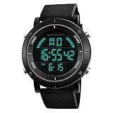 Armbanduhr, modisches Accessoire, Sportuhr, Stoppuhr, digital, Wochenanzeige, Wecker, Hintergrundbeleuchtung, Geschenk