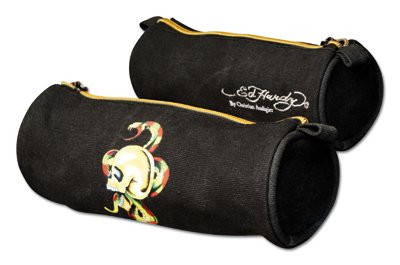Preisvergleich Produktbild Ed Hardy Stiftetasche rund Schwarz