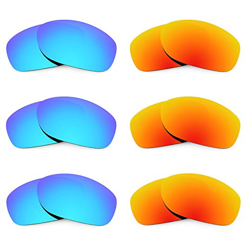 Preisvergleich Produktbild Revant Ersatzlinsen für Oakley Pit Bull Polarisiert 6 Paar Kombipack K029