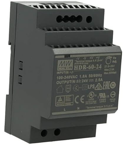 MeanWell Mean Well MDR-40-5 Hutschenen-Netztel  DN-Ral  5 V/DC 6 A 30 W An Hutschienen Netzteil