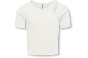 KIDS ONLY Mädchen Kognessa S/S Cut Out Top Box JRS Noos T-Shirts