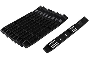 Beada 5 Pairs Hard Drive Rails Chassis Accessories Drive Plastic Rails for 3.5 to 5.25 Hard Drive