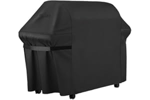 HIOQFR Funda para Barbacoa Exterior Impermeable Cubierta BBQ de Parrilla 210D Oxford Protector Funda de Alta Resistencia para Barbacoas de Gas Fundas Barbacoa Anti-Viento Anti-Polvo 145x61x117 cm