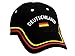 Produktbild Deutschland EM WM Fancap Europameisterschaft zb für Fußball Fan Fans - Tolle Cap Mütze Hut Accessoires schwarz rot gold