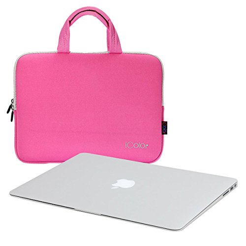 iColor Netbook- und iPad- Tasche Notebooktasche Laptoptasche Schutzhülle für Größe 9,7 10 10,2 Zoll) mit Tragegriff - 6
