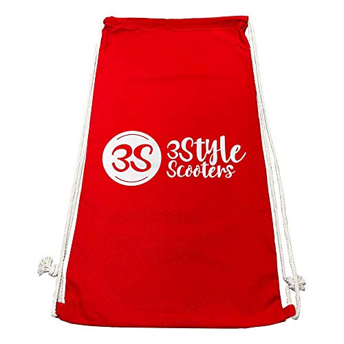 3StyleScooters® Accessories - Red Scooter Canvas Bag (Red)