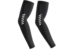 WHYCNJL 1 para rękawków, chłodzących do gier, UPF 50+ chroniące przed słońcem, elastyczne, oddychające, antypoślizgowe, nie blaknące, odporne na mechaniczne uszkodzenia, do sportów