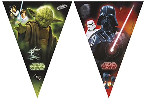 2,3 m Heroes und Villains Star Wars Wimpelkette Banner