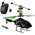 Wandering Nava Pava Outdoor Flying Helicopter With Hand Induction Watch | Electronic Radio Rc Remote Control Toy | Charging Helicopter With 3D Light & Safety Sensor For Kids (Multi Color)