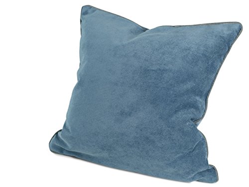 Monte Carlo – 2-farbige Kissenhülle mit Keder – erhältlich in 4 Farbkombinationen und 3 verschiedenen Größen – fester Polsterstoff mit fein gewebter Oberflächenstruktur, 60 x 60 cm, jeans - 9