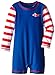 Hatley Baby Boys Infant Rash Guard Submarine Trunks, Blue, 18-24 Months