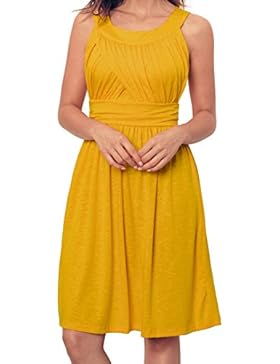 Angerella Damen Mini kleid Rundh