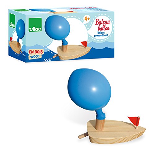 Vilac Ballon Powered Holz Boot - 3
