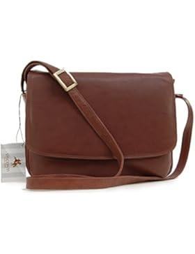 Visconti - Organizertasche/Umhängetasche Leder - (03190) – GRÖßE: B: 27 H: 20 T: 8 cm