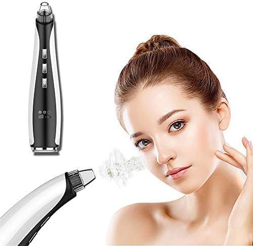 Blackhead Vacuum Suction Remover Pore Vacuum/Skinvestor Pore Vacuum Humidier with Cold & Hot Compress, 10 Suction Heads & 5 Suction Levels, Supcare Suction Remover Pore Cleaner Extraction for Women