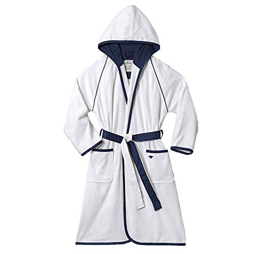 Preisvergleich Produktbild TOM TAILOR Feel-Good Bademantel mit Kapuze (Medium, White)