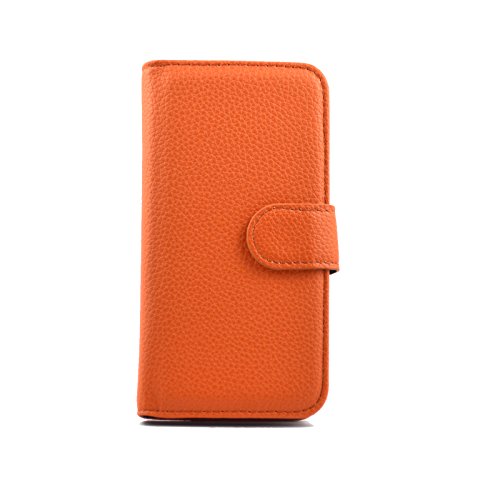 Medion Life E5008 Smartphone / Slide Kleber HÃ¼lle Case Cover Schutz Handy Tasche Cover Etui HandyhÃ¼lle SchutzhÃ¼lle in Orange