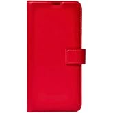 Kırmızı Poco X8 Pro Suni Deri C&uuml;zdan Kılıf Kapaklı, Mıknatıslı, Kartlık B&ouml;lmeli, Manyetik Kapama, Stand &Ouml;zellikli, Şık ve Kor