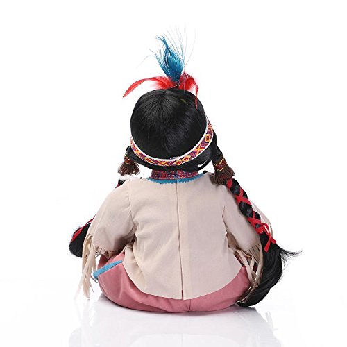 Nicery Reborn Baby Doll Indian Style Black Skin 22inch 55cm Simulation Silicone Vinyl Magnetic Mouth Lifelike Boy Girl Toy Smile