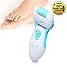 HOMETEK Professional Electronic Pedicure Foot File and Callus Remover - Gently and Effectively Remove Dead Skin and Reduce Calluses(Blue)