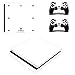 Produktbild Playstation 4 Slim + 2 Controller Aufkleber Schutzfolien Set - Weiss /PS4 S