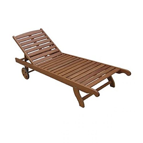 Amazon.de: Sonnenliege Holz Vermont Sunlounger Liegestuhl Holz Liege Garten
