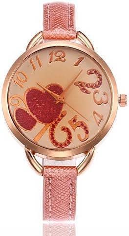 MIAOJUNWomen's Fashion Watch Wrist watch Unique Creative Watch Chinese Quartz PU Band Charm Casual Black White Blue Red Brown Gold Pink , blushing pink