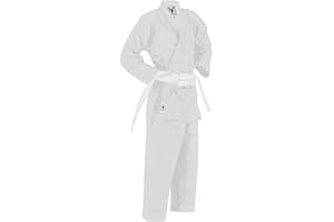 Hanni-Fashion Karateanzug Kampfsportanzug Kampfanzug Karate Basic für Kinder und Erwachsene