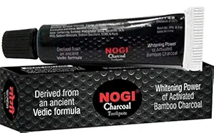 Nogi Charcoal Toothpaste 15gm - combo pack of 6