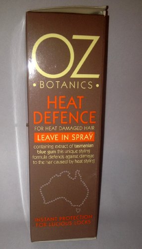 OZ Botanics Heat Defence For Heat Damaged Hair-Leave In Spray For Lucious Locks All Hair Types-100ml-NEW