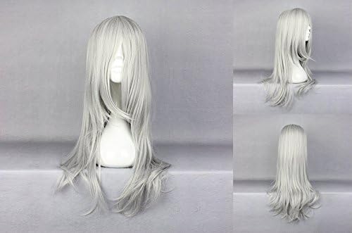 Ladie's Wig Final Fantasy Sephiroth Cosplay Wig Grey 65 cm