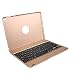 Produktbild iPad Pro 9.7/iPad Air 2 Keyboard Case Qwerty-Layout, Earto Slim Smart Folio Case Bluetooth Keyboard Case Cover with Auto Sleep / Wake for iPad Pro 9.7 and iPad Air 2(Gold)