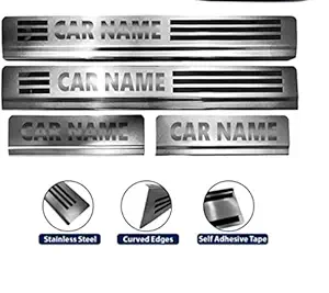 Starlight Twinkle Door Sill/Foot Step Stainless Steel Plates Set of 4 Compatible for Mahindra XUV 700