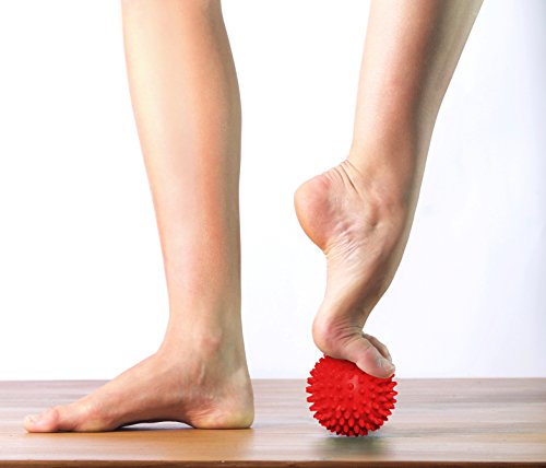 Footfix Premium Massagebälle – 3er-Pack – Fußreflexzonen-Massage & Trigger-Point-Therapie – 2 Massagebälle mit Noppen & 1 Lacrosse-Ball für tiefe Muskelmassage inkl. Benutzerhandbuch - 2