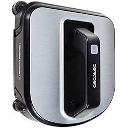 Cecotec WinRobot Excellence 970 Robot Nettoyant pour vitres, Navigation iTech Win 3, 75 W, Design carré, 4 Modes de Nettoyage, pour Toutes Les Surfaces, 3 systèmes sécurité, Silencieux, Noir Argent