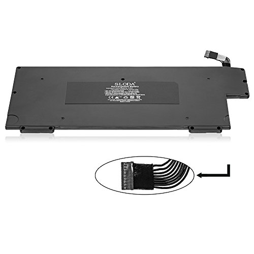 SLODA Laptop Notebook Ersatz Akku für Apple Macbook Air 13″ A1245 2008 bis Mitte 2009 Akku A1237 A1304 Apple MacBook Air 1,1 MacBook Air 2,1 Ersatz Batterie [Li-Polymer 7.2V 5200mAh] - 3