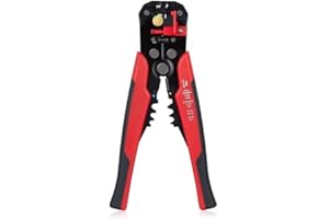 LSDZHK 3-in-1 Automatisches Abisolierwerkzeug, Crimper und Drahtschneider AWG10-24/0,2-6mm² Selbsteinstellendes Handwerkzeug zum Abisolieren, Schneiden und Crimpen