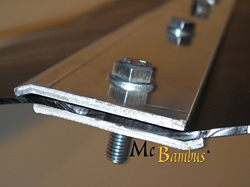 Verschlussschiene für Rhizomsperre 100 cm