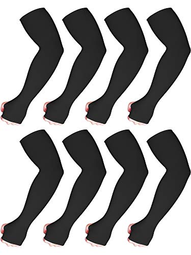 Manches de Bras Unisexes de Protection Solaire Gants en Coton Modal Manchons de Bras de Refroidissement Élastiques Anti-Soleil pour Course à Pied Golf Cyclisme Jogging