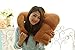 Drasawee 48cm/18" Strong Muscle One-Arm Boy Friend Cushion Body Pillow Doll PP Stuffed Bolster Toy Perfect Gift for Girls Brown