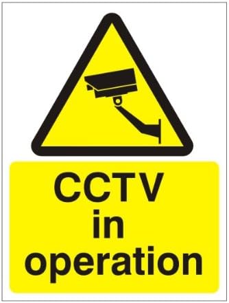 CCTV In Operation Sign 200mm x 300mm Rigid Plastic (WAG.07F-RP) (10)
