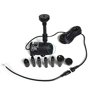 PowerEZ 12V - 24V DC Brushless Submersible Solar Water Pump 410GPH , for Solar Fountain, Fish Pond, and Aquarium ??Small Pond, Garden Decoration