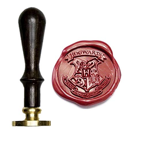 Uniqooo Arts   Crafts       Sello de Juego de Hogwarts de madera de rosal