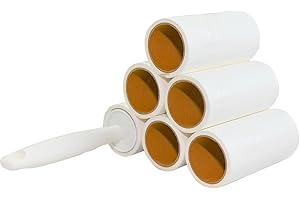 ARMO HOME Armo® Lint Rollers With 6 x Refills 420 Sheets Lint Roller For Clothes Carpet Bed Pet Hair Dog Hair Cat Hair Dust x 6 Rollers