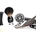 Complete Classic Style Vintage Shaving Set (leather strop with paste, badger hair brush, straight cut razor, shaving mug with soap)