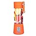 Produktbild Gosear 380 ml USB Mini Portable Akku Obst Gemüse Saft Trinken Blender Shaker Mixer Orange