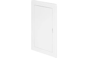 Awenta 150 x 250 mm plaståtkomstpaneldörr – vit öppningsklaffskyddsplatta – inspektionslucka – dörrlås – dolt gångjärn – avta