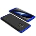 Produktbild MMPENG Handyhülle Kompatibel mit Samsung Galaxy S9 Plus, 360 Grad Schutzhülle PC Gehäuse und Folie Stoßdämpfung Handy Hülle Kratzfeste Full-Cover Case 3 in 1 Schutztasche-Blau Schwarz (MEHRWEG)