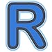 Bebemon Capital Letter R (Blue)